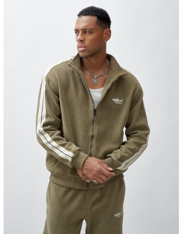 Мужской спортивный утеплённый костюм с начёсом для активного отдыха.