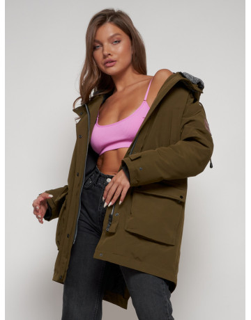 Женская зимняя парка для активного отдыха.