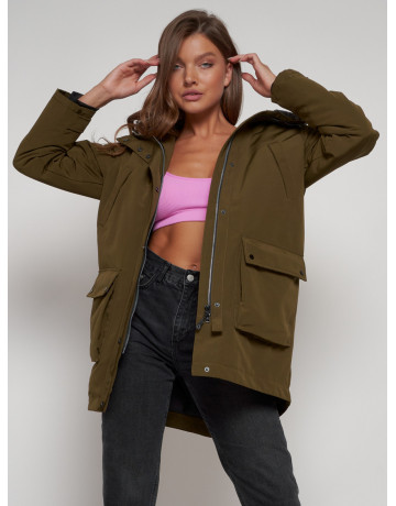 Женская зимняя парка для активного отдыха.