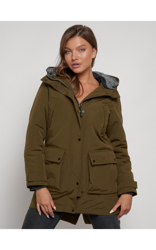 Женская зимняя парка для активного отдыха.