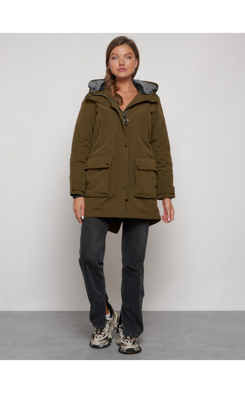 Женская зимняя парка для активного отдыха.