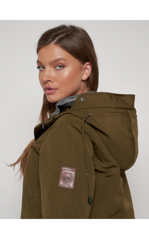 Женская зимняя парка для активного отдыха.