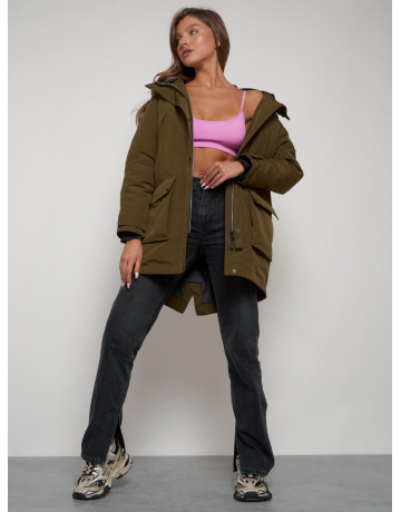 Женская зимняя парка для активного отдыха.