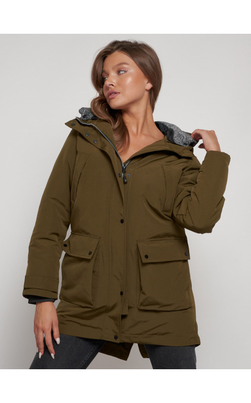 Женская зимняя парка для активного отдыха.