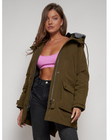 Женская зимняя парка для активного отдыха.