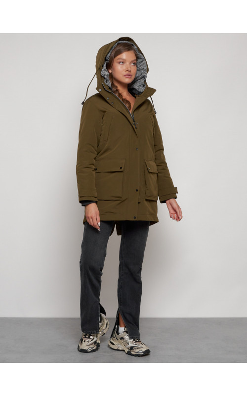 Женская зимняя парка для активного отдыха.