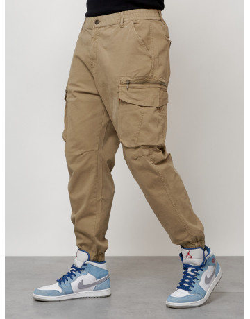 Мужские брюки карго зауженного кроя.