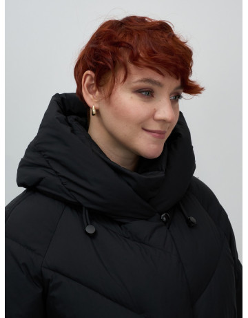 Длинный женский пуховик для зимы