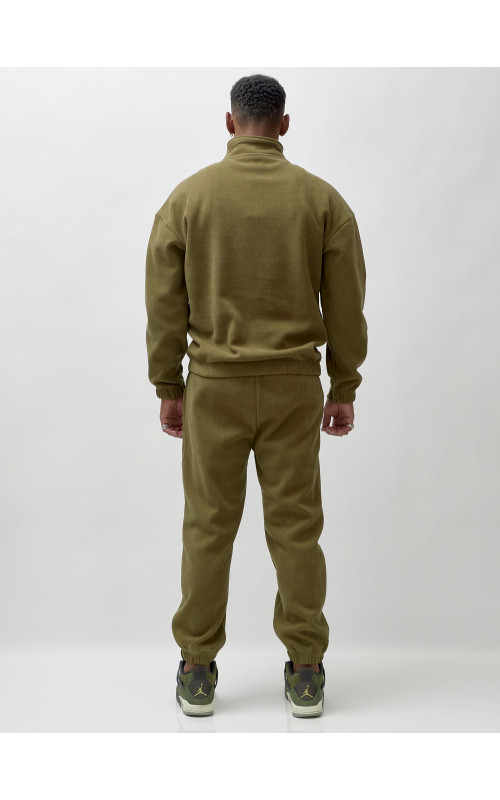 Утеплённый спортивный костюм для мужчин с начёсом.