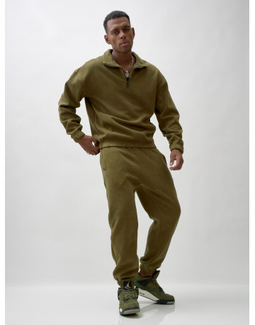 Утеплённый спортивный костюм для мужчин с начёсом.