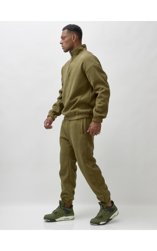 Утеплённый спортивный костюм для мужчин с начёсом.