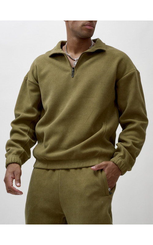 Утеплённый спортивный костюм для мужчин с начёсом.