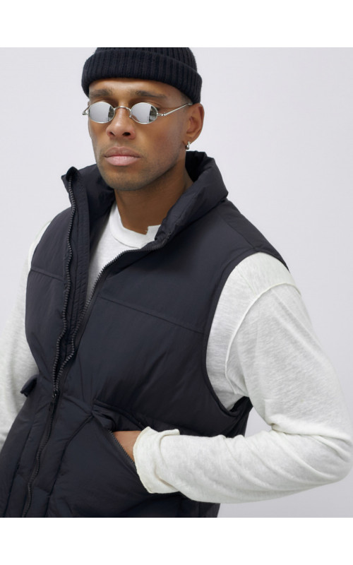 Стеганый зимний жилет для мужчин: защита от холода и стиль.