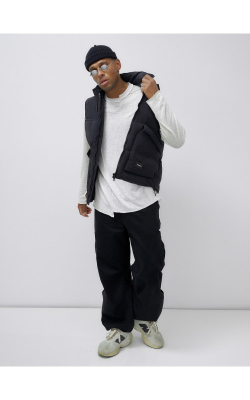 Стеганый зимний жилет для мужчин: защита от холода и стиль.