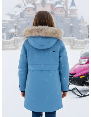 Зимняя парка для девочки-подростка, утеплённая и непромокаемая