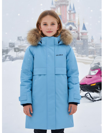 Зимняя парка для девочки-подростка, утеплённая и непромокаемая