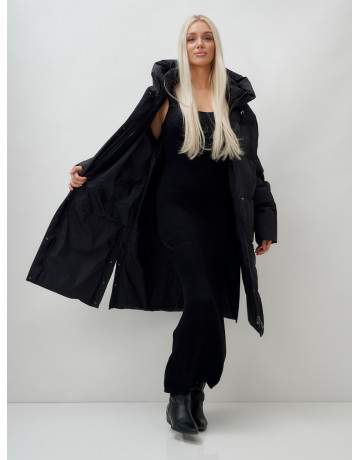 Длинный зимний пуховик для женщин