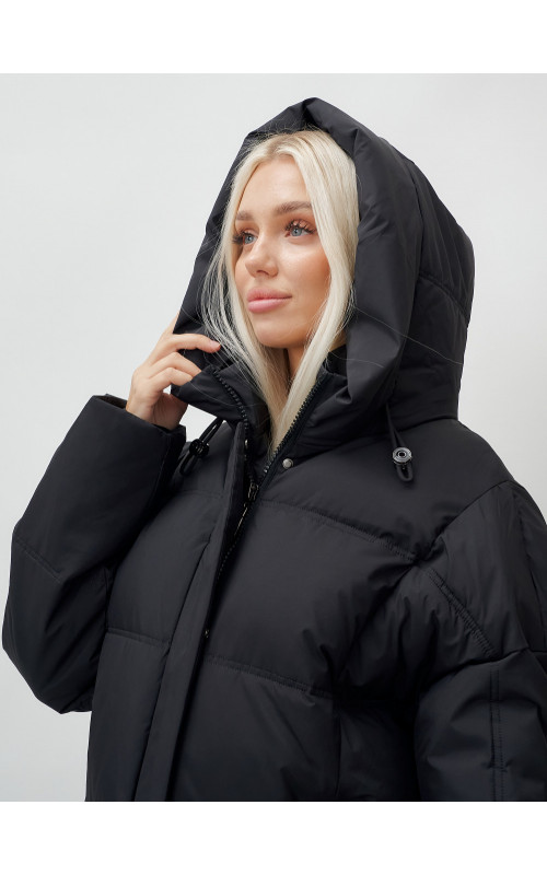 Длинный зимний пуховик для женщин