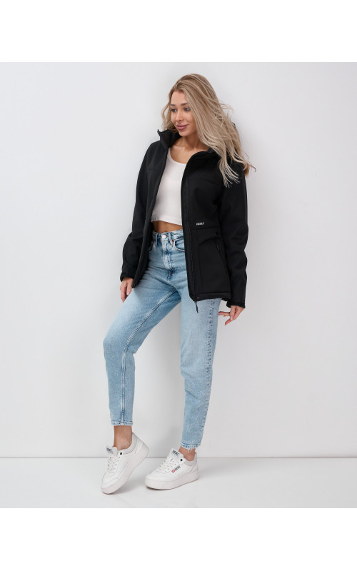 Женская ветровка с капюшоном для активного отдыха