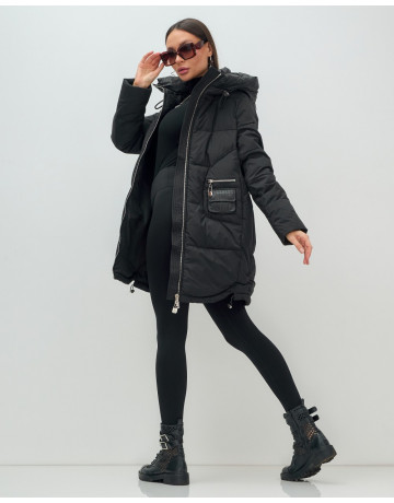 Зимняя куртка с капюшоном для женщин и подростков.