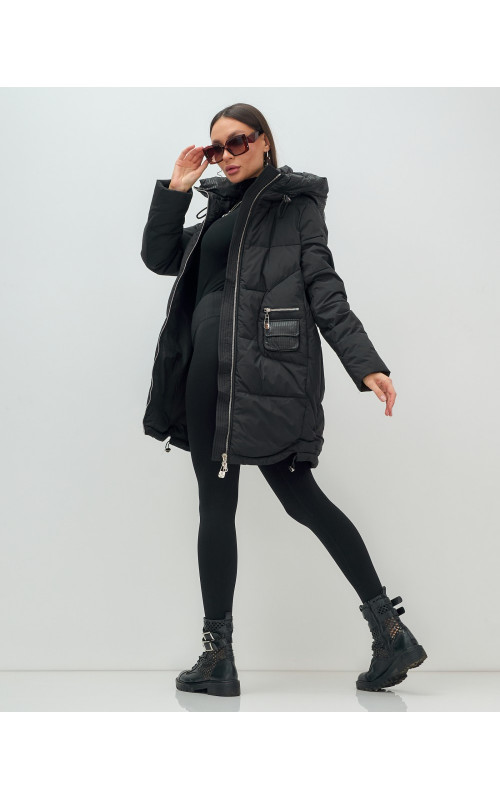 Зимняя куртка с капюшоном для женщин и подростков.