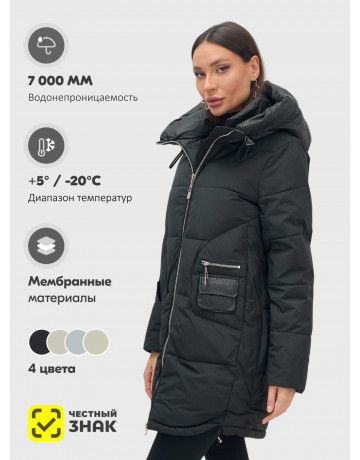 Зимняя куртка с капюшоном для женщин и подростков.