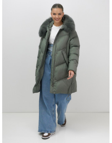 Длинный пуховик премиум-класса для зимы.