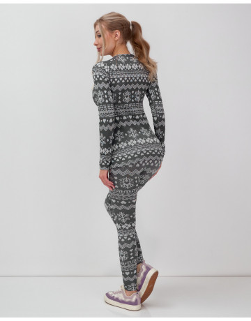 Женское термобельё для осени и зимы, спортивный стиль.