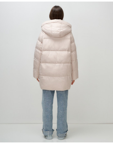 Женская зимняя куртка с капюшоном, размер 48–56.