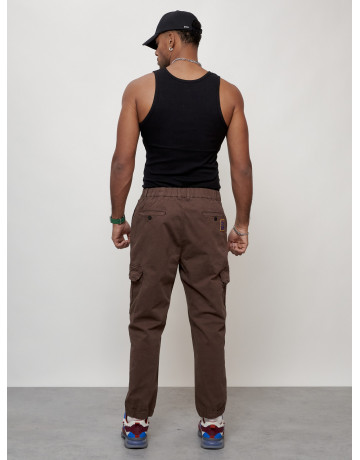Мужские брюки карго зауженного кроя.