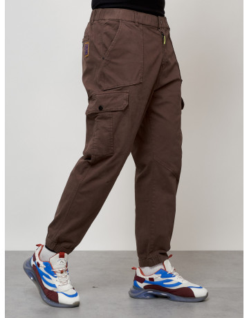 Мужские брюки карго зауженного кроя.