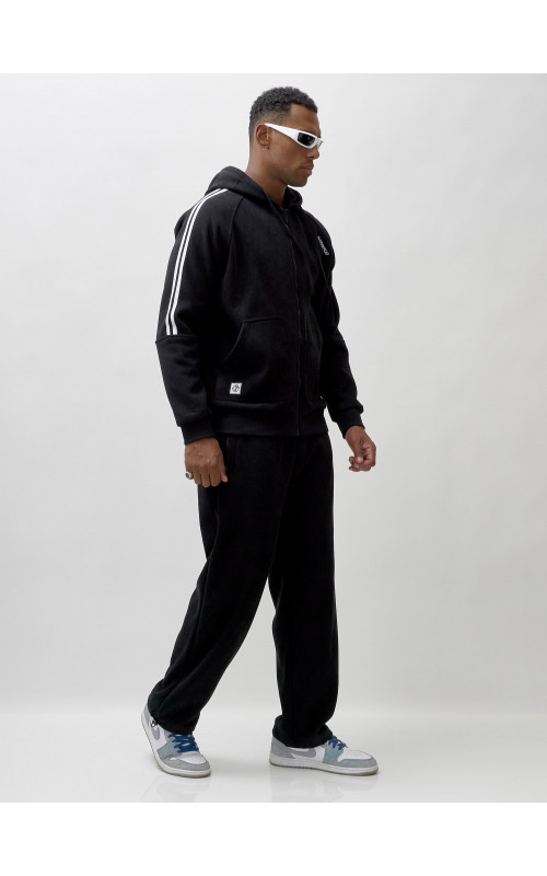 Утеплённый мужской спортивный костюм с начёсом для активных дней.