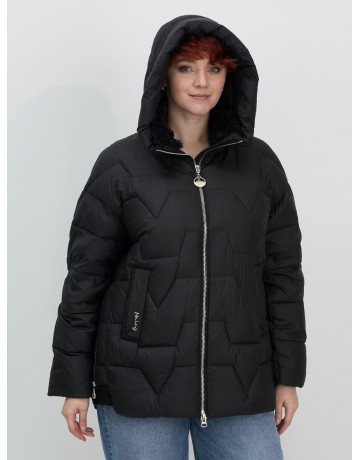 Пуховик для женщин с искусственной овчиной — тепло и стиль зима 2025