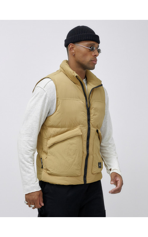 Мужской зимний жилет стёганый утеплённый.