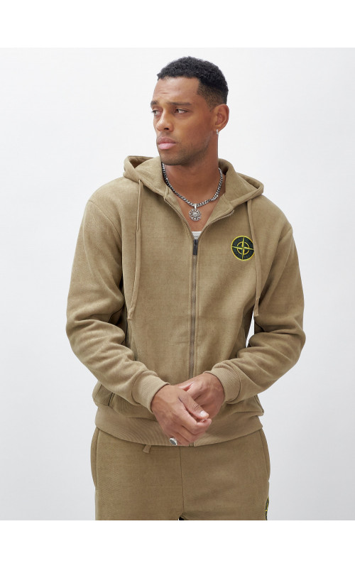 Утеплённый демисезонный костюм для мужчин.