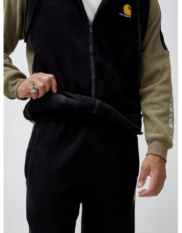 Мужской утеплённый спортивный костюм с начёсом для осени.