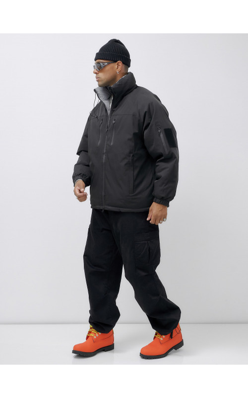 Мужская зимняя двусторонняя куртка для активного отдыха