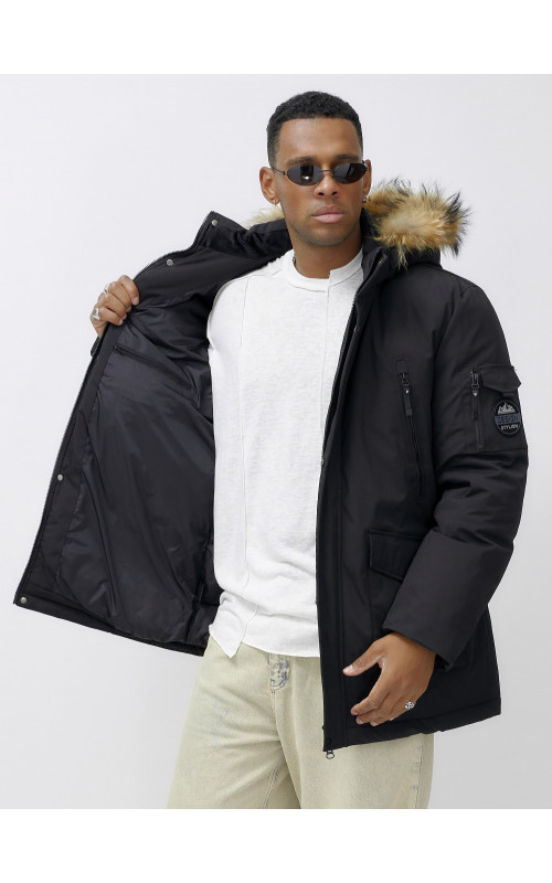 Мужская зимняя парка с мехом: защита от холода и стиль.