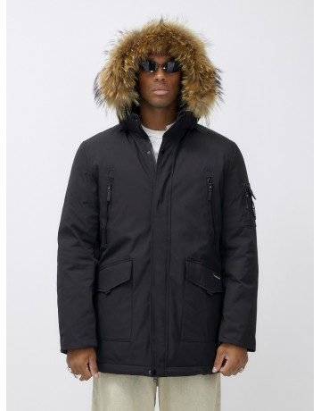 Мужская зимняя парка с мехом: защита от холода и стиль.