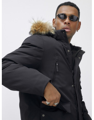 Мужская зимняя парка с мехом: защита от холода и стиль.