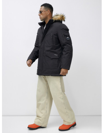 Мужская зимняя парка с мехом: защита от холода и стиль.