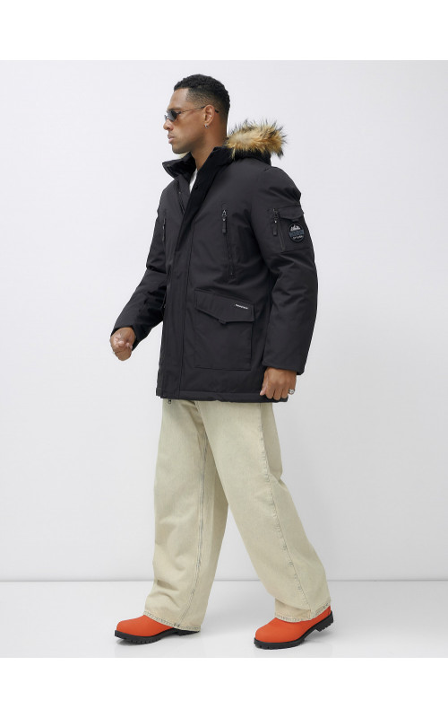 Мужская зимняя парка с мехом: защита от холода и стиль.