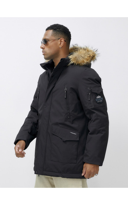 Мужская зимняя парка с мехом: защита от холода и стиль.