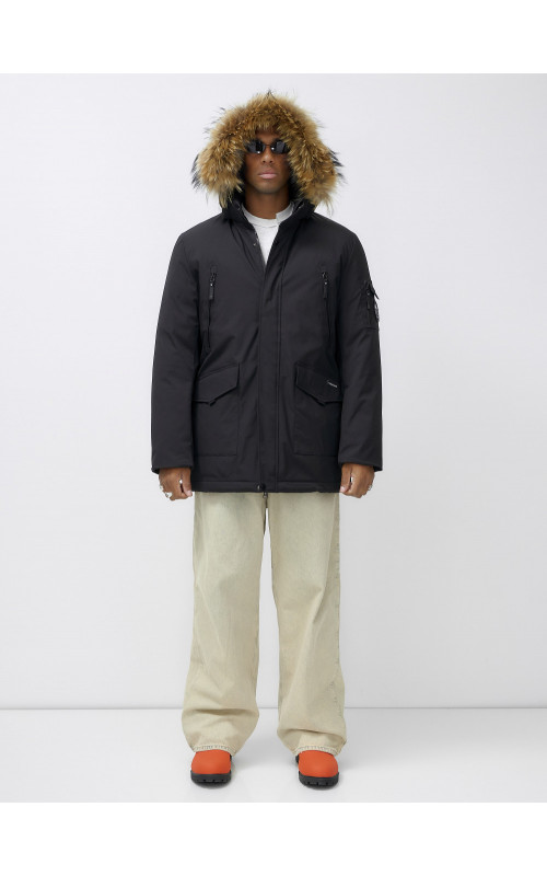 Мужская зимняя парка с мехом: защита от холода и стиль.