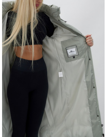 Длинный зимний пуховик для женщин