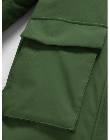 Зимняя парка для девочек Valianly удлиненная с мехом.