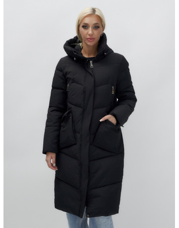 Тёплый женский пуховик с капюшоном