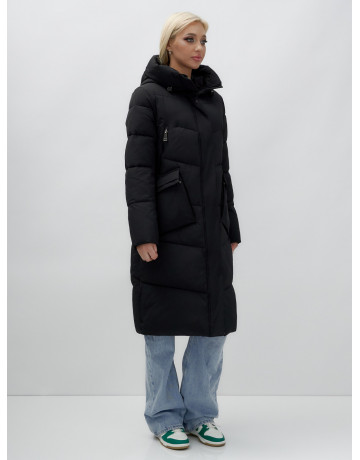 Тёплый женский пуховик с капюшоном