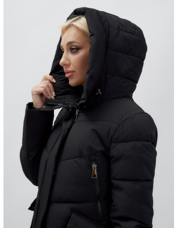 Тёплый женский пуховик с капюшоном