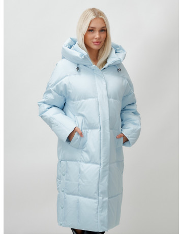 Тёплый женский пуховик летучая мышь.